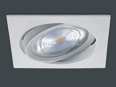 Faretto quadro bianco orient.,15W orient Vivida luce Faretti e scatole portafaretto